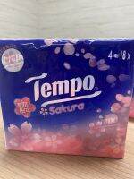 Tempo Sakura - New Arrival !! กระดาษทิชชู่ แบบพกพา กลิ่น Sakura ใหม่ !! กลิ่นยอดนิยม ให้ท่านได้ใช้ก่อนใคร สินค้านำเข้าของแท้จากฮ่องกง