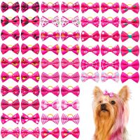 10/20/30PCS Pet Grooming Hair Bows Puppy Mix Colours Decorate Hair Essories For Small Dog Hair Ruer Bands Dog Supplier