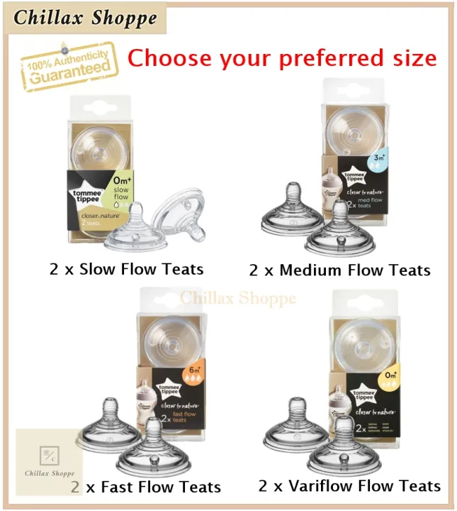 Tommee Tippee Closer to Nature Teats x 2 [Extra Nipple] Lazada PH