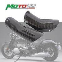 New For BMW R18 R 18 2020 2021 2022 100 Carbon Fiber 2PCS Exhaust Muffler Pipe Heat Shield Cover Gloss Motorcycle Modification