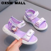 XSM MALL สาวรองเท้ารองเท้าแตะสำหรับเด็กสาวผีเสื้อนุ่มแต่เพียงผู้เดียวรองเท้าเจ้าหญิง P EEP Toe รองเท้าชายหาด H Ello K Itty