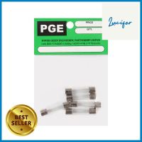 ฟิวส์หลอดแก้ว PGE 1 แอมป์ 5 ชิ้นGLASS TUBE FUSE PGE 1A 5EA **ด่วน สินค้าเหลือไม่เยอะ**