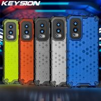 KEYSION เคสเกราะกันกระแทก,สำหรับ Oneplus Patrol 2 5G 2in1ซิลิโคน + PC โทรศัพท์รังผึ้งฝาหลังสำหรับ Oneplus 9 9 Pro 9R 7T