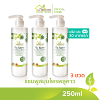 บ้านหมอละออง แชมพู PluKaow 250ml ชุด 3 ขวด ฟรีค่าส่ง 30 บาทแรก หนังศีรษะชุ่มชื้น อ่อนโยนกับหนังศีรษะ ของใหม่ ผลิตด้วยเครื่องจักร สะอาด ทันสมัยของ บ้านหมอละออง ควบคุมการผลิตโดยเภสัชกรรมแผนไทย