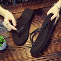 【READY STOCK】selipar perempuan ✿Flip-flop wanita musim panas fesyen pinggir pantai a Korea lereng pantai dengan bahagian bawah tebal tebal memakai selipar sandal dan selipar selip✫