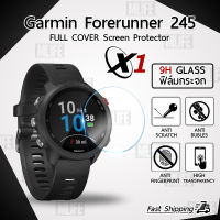 MLIFE -  กระจก 2.5D - นาฬิกา Garmin Forerunner 245 / 245 Music แบบสุญญากาศ ฟิล์มกันรอย กระจกนิรภัย เต็มจอ - Premium 2.5D Curved Tempered Glass for Forerunner 245 / 245 Music