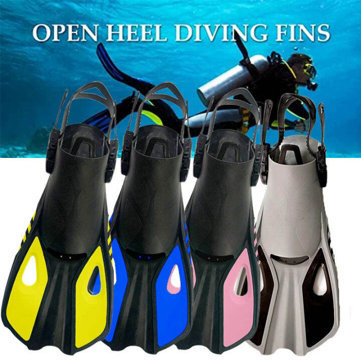 Flipper Silicone Professional Scuba Diving Fins Short Men women Snorkel