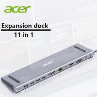 ตัวแปลงโปรเจคเตอร์ ACER แท่นวางมือถือ Type-C เป็น HDMI ตัวแยก USB3.0ฮับฮับสามารถใช้ได้กับคอมพิวเตอร์แท็บเล็ตโทรศัพท์มือถือไลท์นิ่ง4อะแดปเตอร์เครือข่ายกิกะบิตด็อกต่อขยายพอร์ต