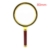 LEI Portable Magnifying Glass 10X Handheld 60/70/80/90/100mm Portable Magnifier