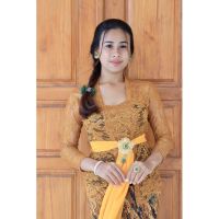 Bali Brocade kebaya strait Sophia Long Sleeve