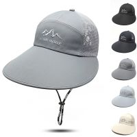 Quick Drying Extra Long Wide Baseball Caps For Men Women Adjustable Breathable Mesh Snapback Hats Hiking Cap Visor Trucker Hat