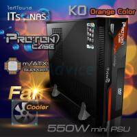 ITSONAS Computer case Proton (Black-Orange)