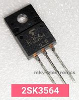 (1ตัว) K3564 , 2SK3564 , MOSFET N-Channel 3A 900V TO-220FP