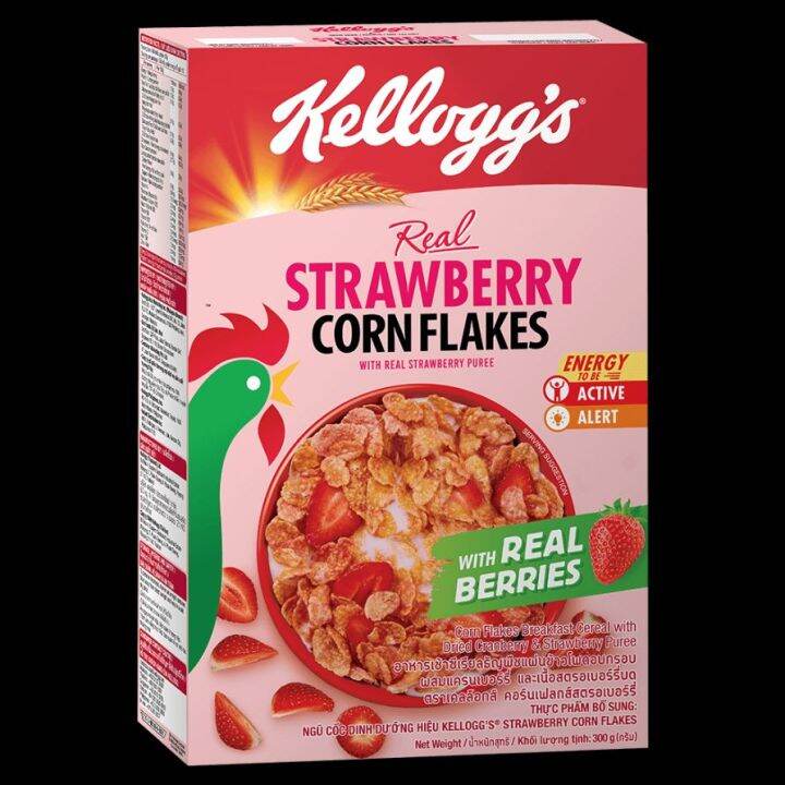 Kellogg's Strawberry Corn Flakes Cereal 300g Lazada PH