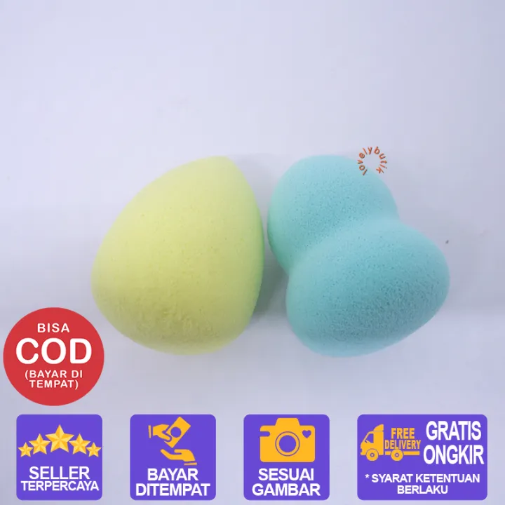 Lovelybutik Sponge makeup / Mini Sponge Beauty Blender 2 ins 1