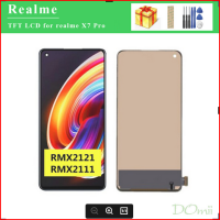 Lcd TFT 6.55 "สำหรับ Realme X7 Pro เครื่องประดับหน้าจอสัมผัสหน้าจอ LCD อะไหล่สำหรับ RMX2121 Realme RMX2111 X 7 Pro LCD