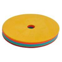 10Pack Flat Disc Markers Non-Slip Spots Markers Football Basketball Sports Speed Agility Training Markers