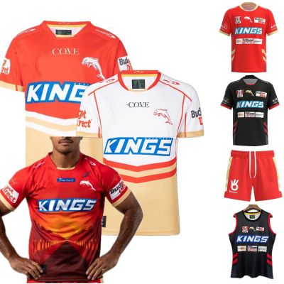 kids away [hot]2023 children HERITAGE Jersey DOLPHINS indigenous youth clothes Rugby vest Training home rugby shirt ANZAC dolphins
