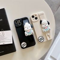 สำหรับ iPhone 15 14 Plus 11 12 13 Pro XR XS Max 6 6SP 7 8 Plus X XR Max สายรัดข้อมือ Sanrio Pochacco เคสมือถือ