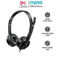 Tai Nghe Có Dây Chụp Tai On-ear Rapoo H100 Wired Stereo