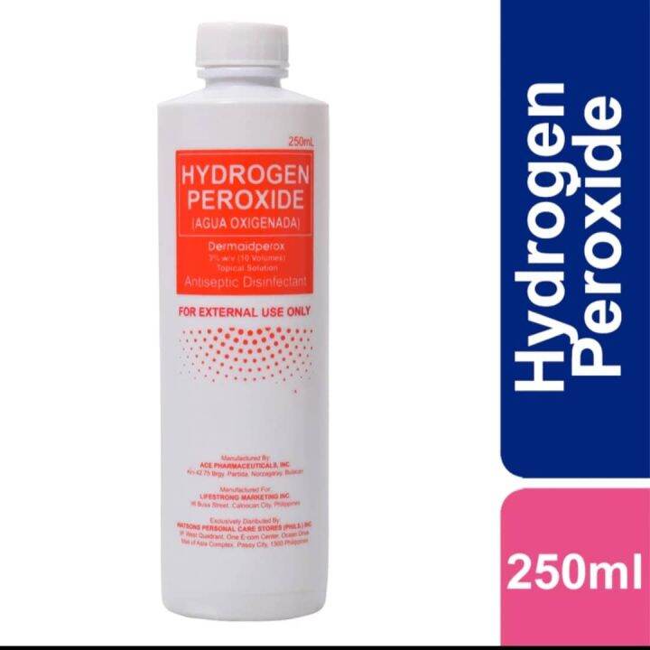 Hydrogen Peroxide 40 Topical Solution For Sale HYDROGEN PEROXIDE Agua Oxigenada Topical Solution 250ml | Lazada PH