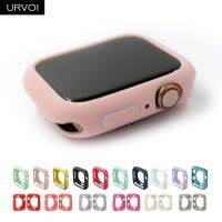 URVOI Cover for apple watch 8 7 6 SE 5 4 321 case for iwatch bumper 41 45mm candy color tpu protector Ultra-thin frame band