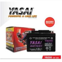 แบตมอเตอร์ไซค์ แบตเตอรี่ มอเตอร์ไซค์ แบตเตอรี่รถมอเตอร์ไซค์ ยี่ห้อ YASAI รุ่น YBZ5S 12V 5Ah