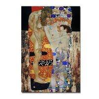 ศิลปินคลาสสิก Gustav Klimt สำหรับห้องนั่งเล่น Cuadros โปสเตอร์ลายนามธรรมโรแมนติกภาพเขียนสีน้ำมันบนผืนผ้าใบพิมพ์ศิลปะบนผนัง PictureCanvas พิมพ์1ชิ้นกรอบไม้ด้านในหรือไร้กรอบ (ขนาดภาพสามารถกำหนดเองได้)