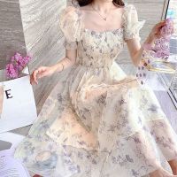 【HOT】◘☄✚ Print Floral Short Sleeve Dresses for Clothing Fashion Vestidos 20044