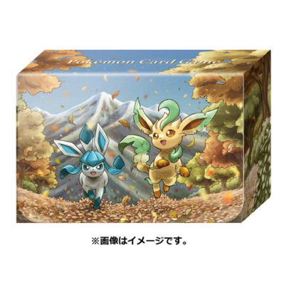 [Pokemon Japan] Pokemon card game Double Deck case Leafeon &amp; Glaceon