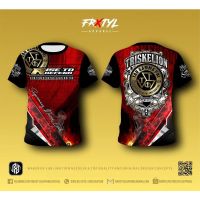 2023 NewTau Gamma Phi Triskelion Frat เสื้อ Rise To Defend ระเหิด3D ฤดูร้อนเสื้อยืด Breathable แขนสั้น Tee