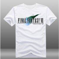 เสื้อยืดคอกลม แขนสั้น ลายเกม Final Fantasy Vii Ff7 สีขาว 3 แบบ แฟชั่นฤดูร้อน สําหรับผู้ชาย QC7311535