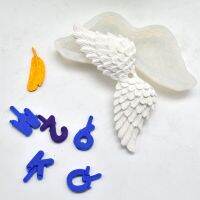 10.5*6*6CM Angel Wings 3d Silicone Mold Cake Decoration tools Molding Diy Baking Tools Handicraft Production Stencil Bread Cake  Cookie Accessories