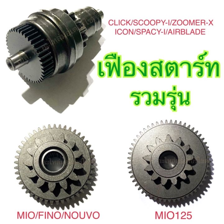 เฟืองสตาร์ท-click-scoopy-i-zoomer-x-icon-mio-fino-nouvo-mio125