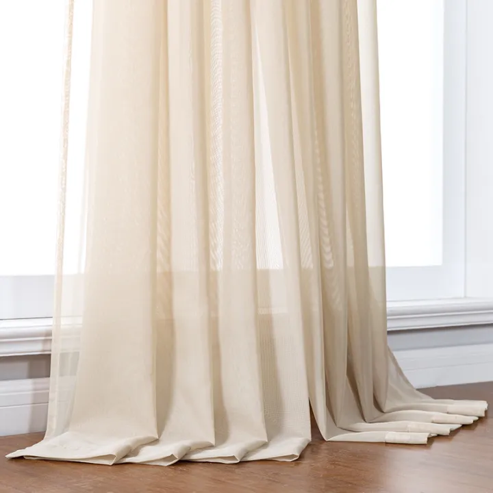 Solid Color Silk Privacy Tulle Curtain For Living Room Bedroom Bathroom Sheer Voile Kitchen Window Decor Ds Lazada Singapore Solid Color Silk Privacy Tulle Curtain, Peach Sheer Kitchen Curtains