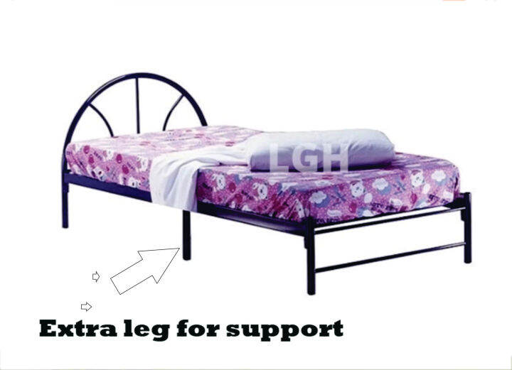  Free Shipping Extra support Single Bed/ Besi Katil Single/ Iron Bed