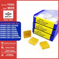 ZCCCT SPKN1203 EDTKR EDFL EDFR EDSKL EDSKR EDSKRL EDT31PR SPKN 1203 เม็ดมีดคาร์ไบด์สําหรับเหล็กและสแตนเลส