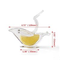 Limited Time Discounts 1PC Acrylic Lemon Squeezer Hand Held Lemon Juicer Bird Shape Manual Orange Citrus Press Juicer Squeeze Kitchen Tools