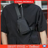 Beixiju-csonlinemall กระเป๋าคาดอกลําลอง ผ้าออกซ์ฟอร์ด ใส่ศัพท์มือถือได้ แฟชั่นสําหรับผู้ชาย