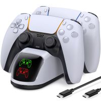 Dual Fast Charger For PS5 Wireless Controller Type-C Charging Dock Station For Sony Playstation 5 Joystick For PS5 Accessories