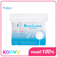 [แพ็คคู่] Karisma Cotton Buds [100pcs x 2 Pack]