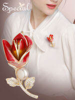 SPECIAL Corsage Brooch Anti-Unwanted-Exposure Buckle Scarf Buckle Pin Accessories Gift Nightingale and Rose