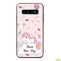 เคส AAC น่ารักสำหรับ Samsung GALAXY S10 HMHD ซิลิคอนนุ่มรูปแบบเคสโทรศัพท์เคส TPU