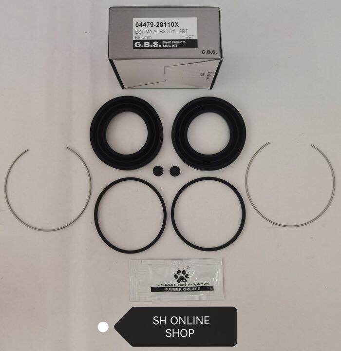 Front & Rear Disc Brake Caliper Repair Kit for Toyota Estima ACR30