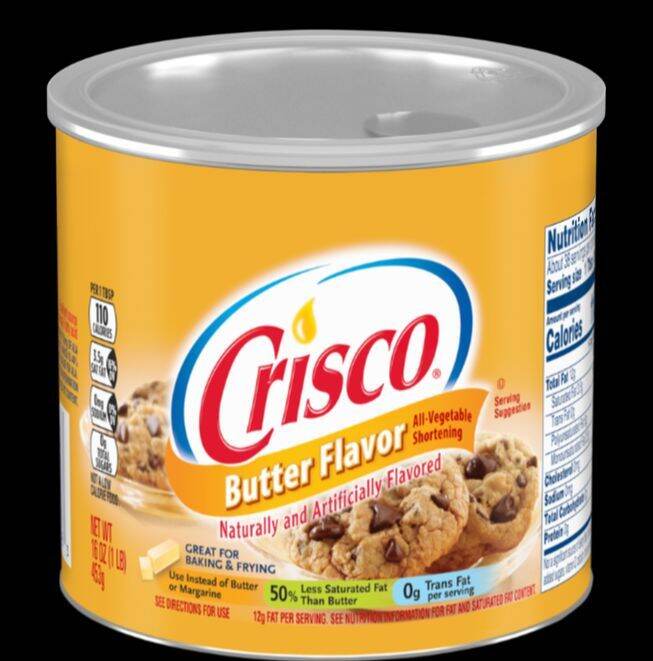 Crisco Butter Flavor AllVegetable Shortening Great For Baking & Frying