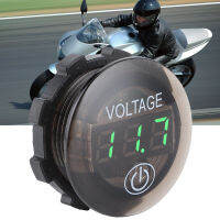 Universal LED DC Digital Voltmeter Voltage Meter รถ แบตเตอรี่ มาตรวัด 12-24V พร้อมสวิตช์สัมผัส