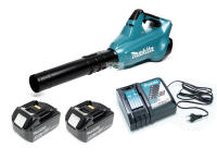 Makita DUB362Z เครื่องเป่าลมไร้สาย 36V (18V+18V) พร้อมชุดแบตตารี่ 18V 3Ah 2 ก้อน + แท่นชาร์ตไว DC18RC