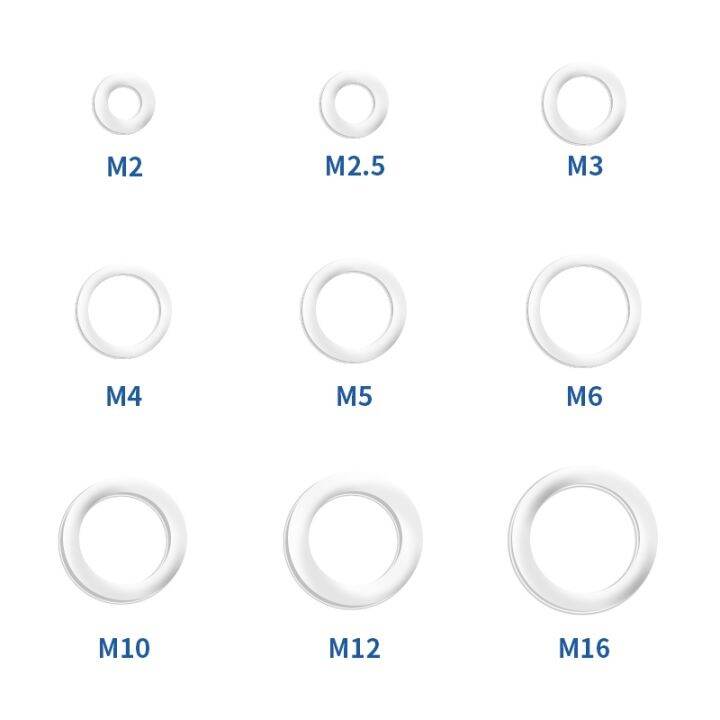 20/100pcs M5 M6 M8 M10 M12 M14 M16 M18 M20 M22 M24 M26 Aluminum Washer ...