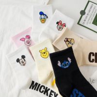 【hot sale】♞ D19 Cartoon Mickey Mouse Donald Duck Womens Socks