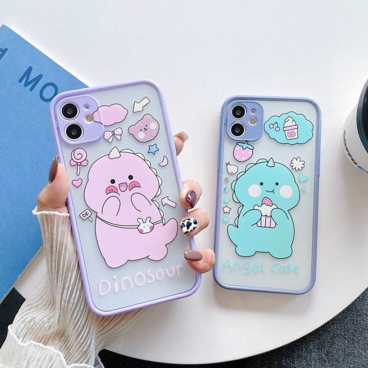 เคสขอบสีการ์ตูน-สวยๆเคสกันรอยกล้อง-11-7plus-8plus-11promax-6-6s-7-8-se-2020-6plus-11pro-x-xr-xsmax-825